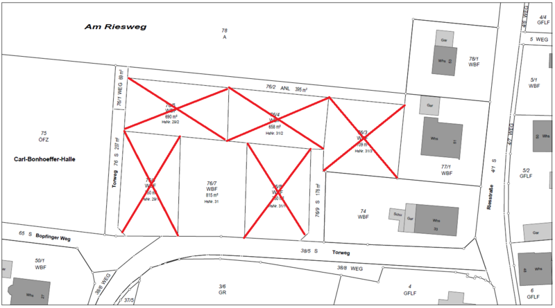 freie Bauplätze in Schweindorf (stand: 07.11.2023)