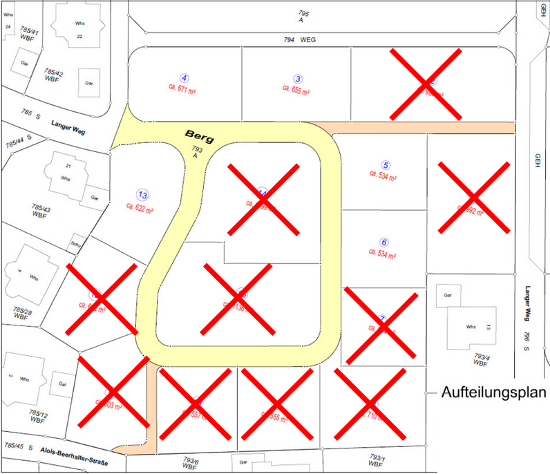 freie Bauplätze in Dorfmerkingen (Stand: 05.01.2023)