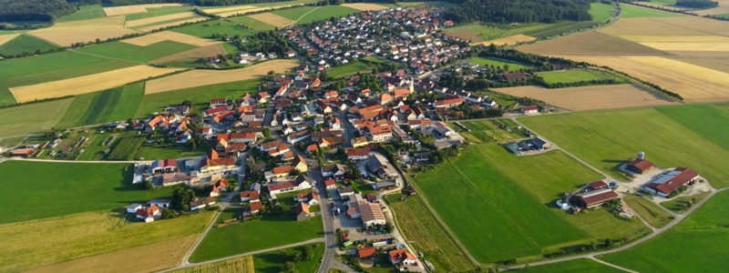 Luftbild von Ohmenheim
