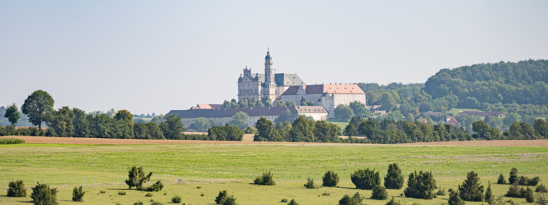 Blick von der Zwing aufs Kloster